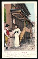 Appenzellerland, Mann und Frau auf der S
