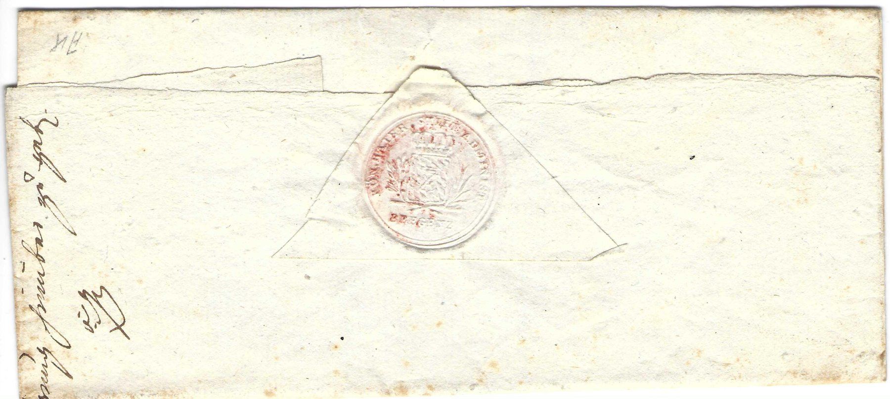 Tutti i francobolli: Faltbrief  Bregenz. R. 3 - Feldkirch 1809 – Usato da Wildhaus venduto da Brunphil 2