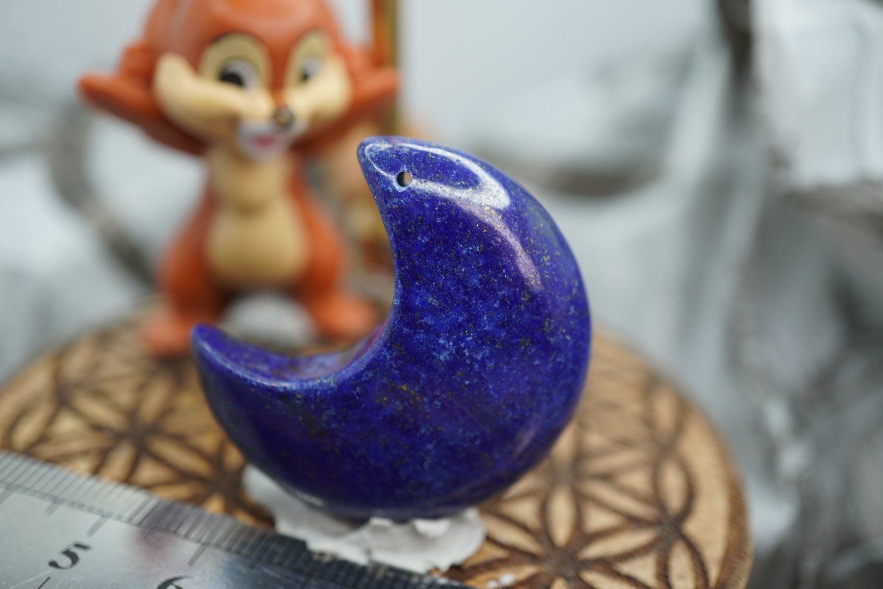 Minerali & Pietre curative: Lapis    Mond  35mm   ab  1.-     Räumung  TOPSTONE – Nuovo e nell'imballaggio originale da Eschenbach SG venduto da topstone 5