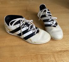 ADIDAS Sneaker Schuhe Herren Gr. 42, weiss/schwarz/gold