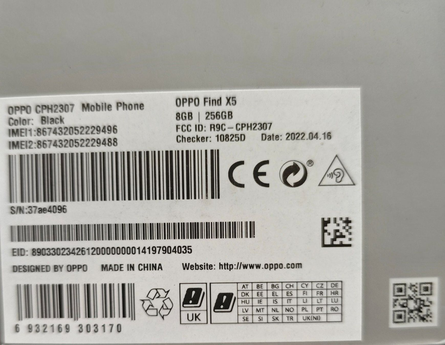 Oppo Portables: OPPO Find X5 5G Black – D'occasion à Gümligen par Pegasus3 2