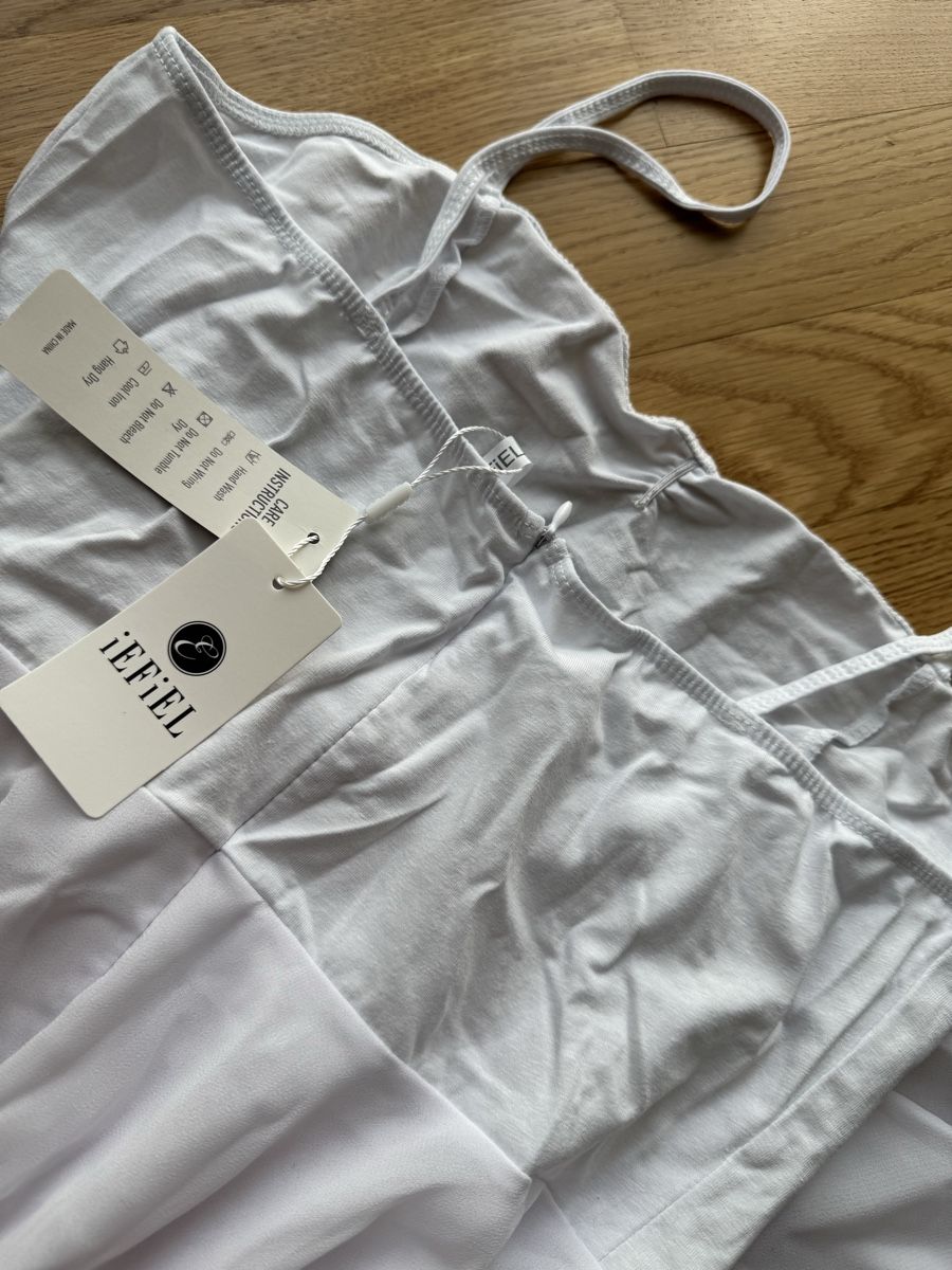 Vestiti: Sommerliches, weisses Kleid – Nuovo (secondo la descrizione) da Luzern venduto da file_maker 3
