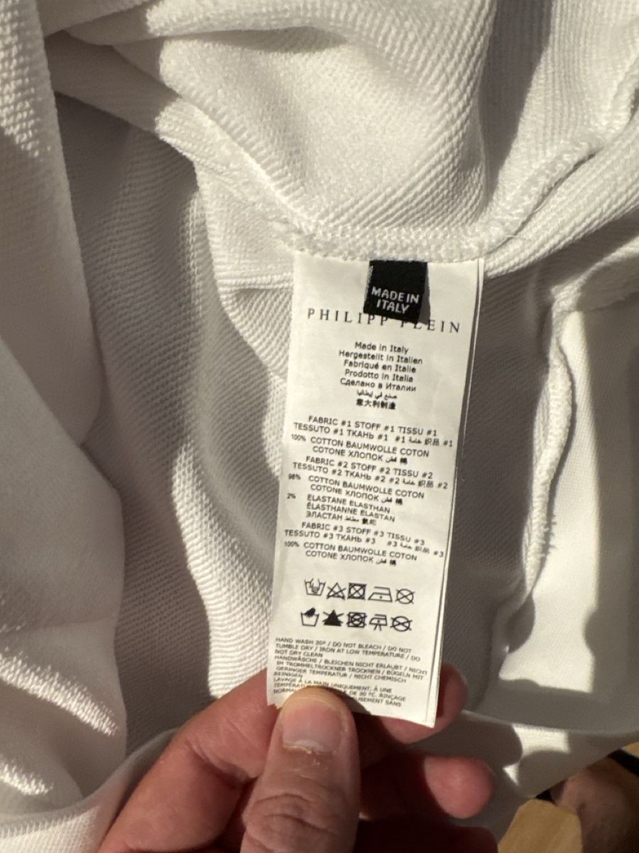 Philipp Plein Maglioni & Felpe: Philipp Plein Hoodie weiss Gr. L – Usato da Wettswil venduto da GP_18 3