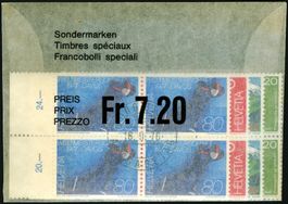 1976_SM I+II VB Satz; SBK 578 - 581; SS ET Bern, einwandfrei