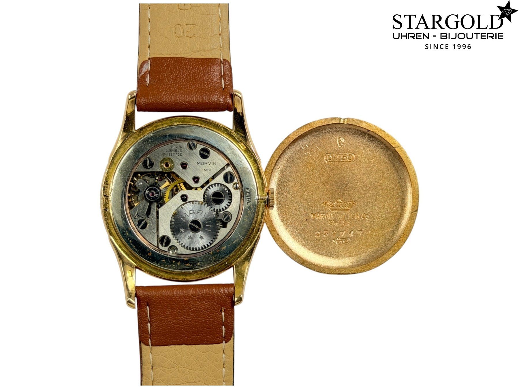 Marvin Orologi: Marvin Handaufzug Vintage Gold – Usato da Zürich venduto da Stargold-Uhren 7