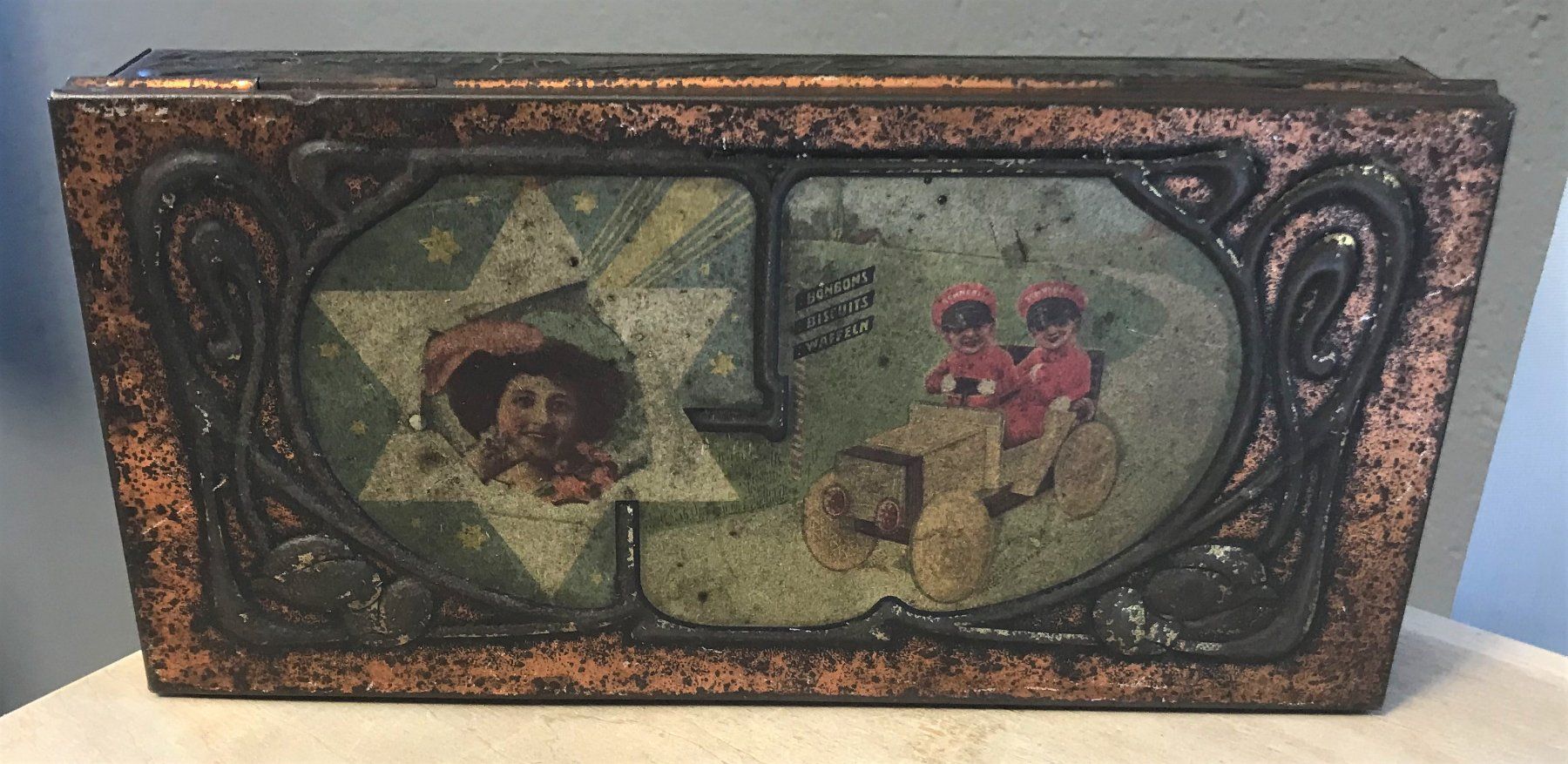 Dosen: Antike Blechdose Schnebli Baden ca. 1900 - 1920 – Gebraucht aus Rothrist von Luckywinner 7