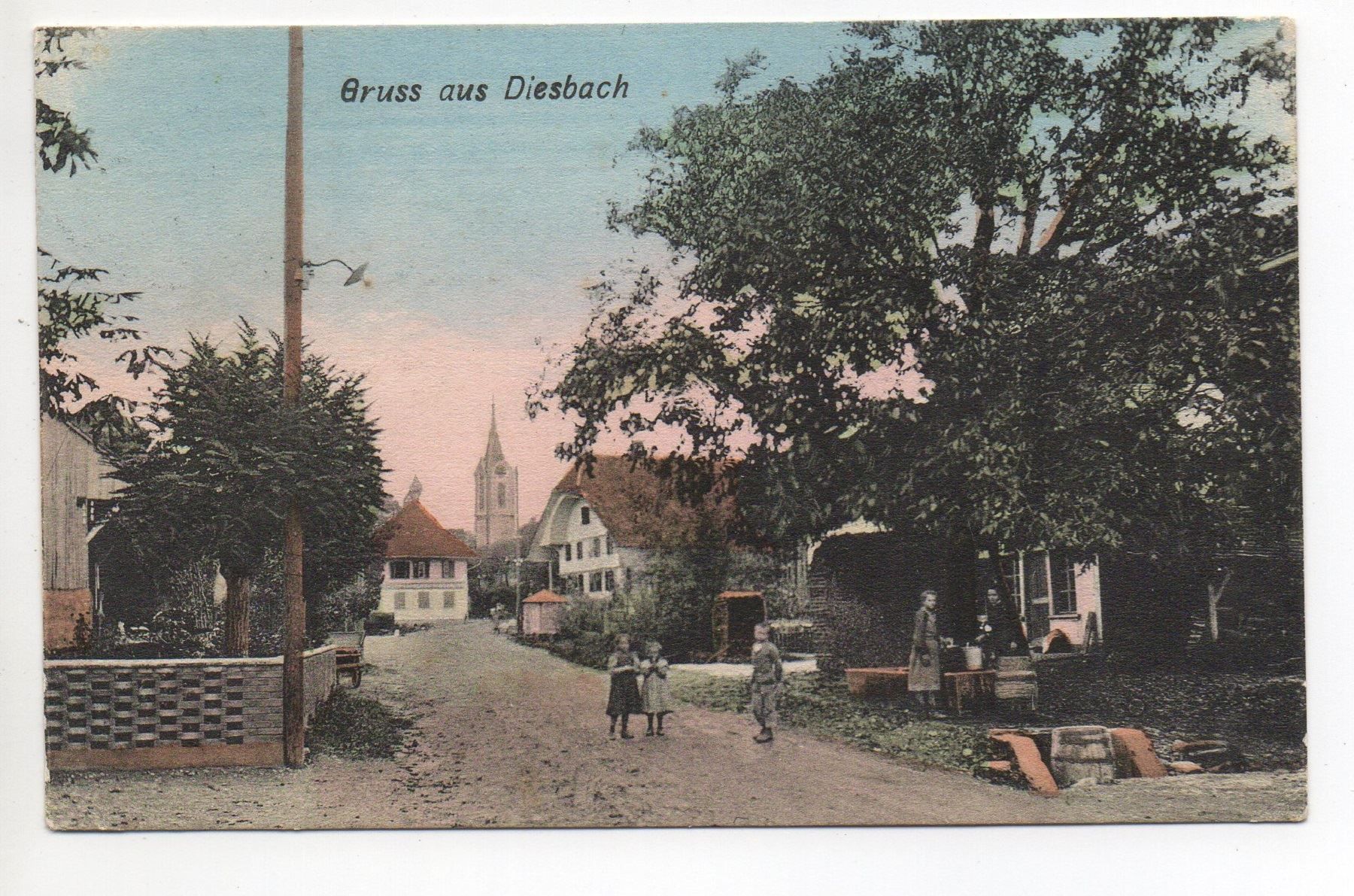 Cartoline postali: Gruss aus DIESSBACH bei Büren – Usato da Jona venduto da philajona