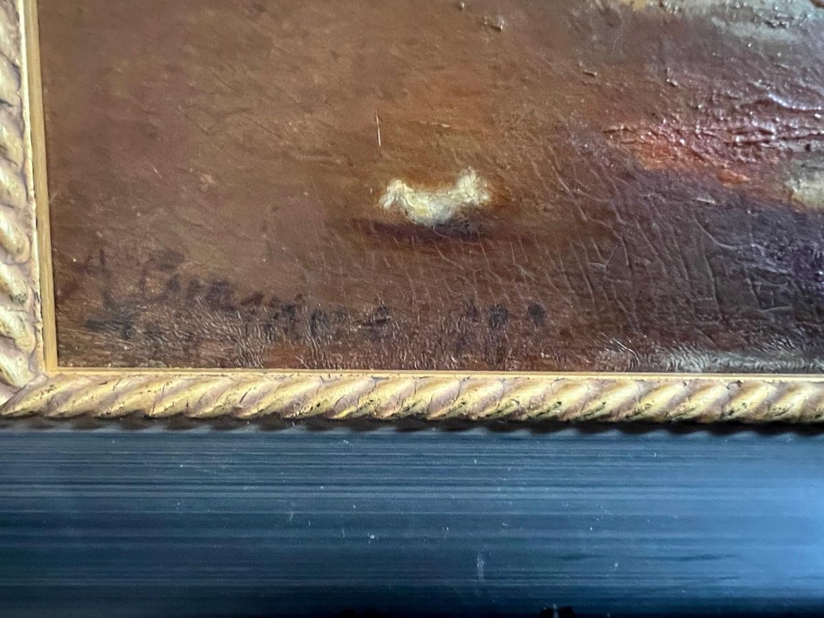 Gemälde: Barcavela Gemälde richtung porto  – Gebraucht aus Hombrechtikon von alf_75y5 1