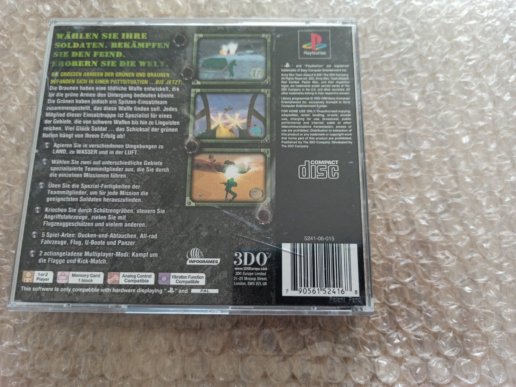 Giochi: Army Men Team Assault PS1 – Usato da Oberweningen venduto da mar_87mx 1