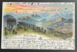 Rigi Kulm Schlumpf Litho 
