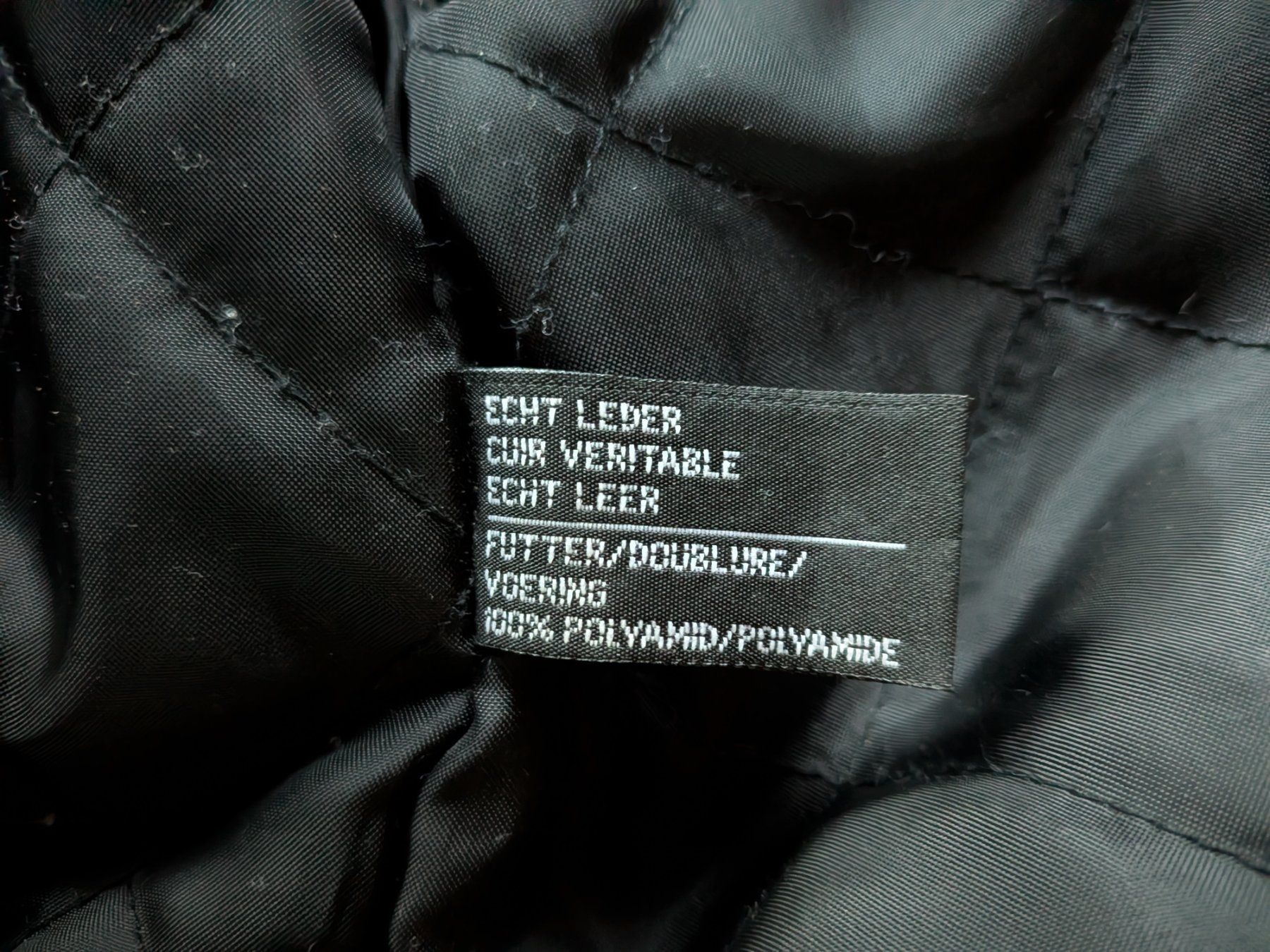 Giacche: Schwarze Lederjacke Herren Grösse 46 – Usato da Altdorf UR venduto da Brandli 7