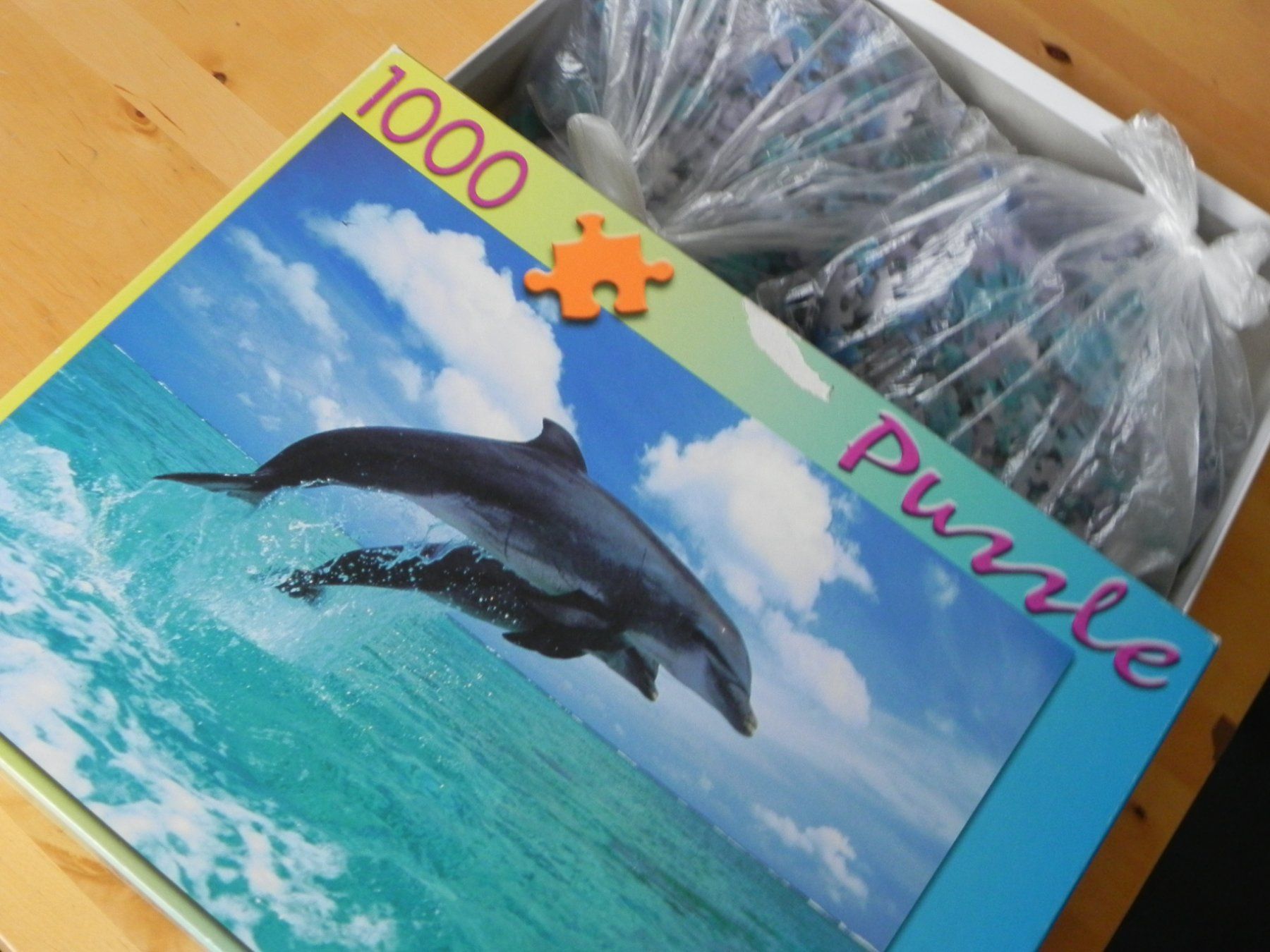 Puzzle: Puzzle Delfin 1000 Teile springende Delfine – Usato da Stallikon venduto da pcerny16 8