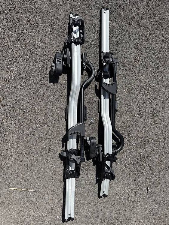 Porte-vélos 2 Places à Ventouses - Support Toit Universel, Charge Max 38 Kg, Aluminium