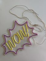 Neon Schild WOW!