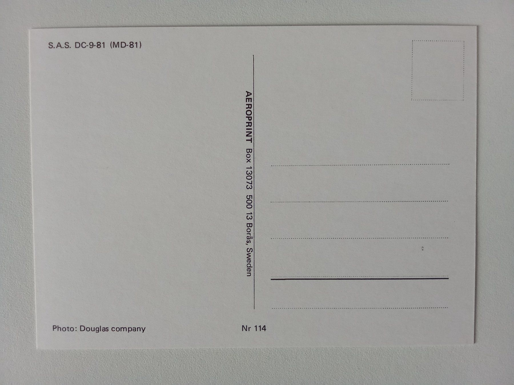 Cartoline postali: Aviatik 5 Ansichtskarten der SAS Scandinavian – Nuovo (secondo la descrizione) da Bilten venduto da Bora3 5