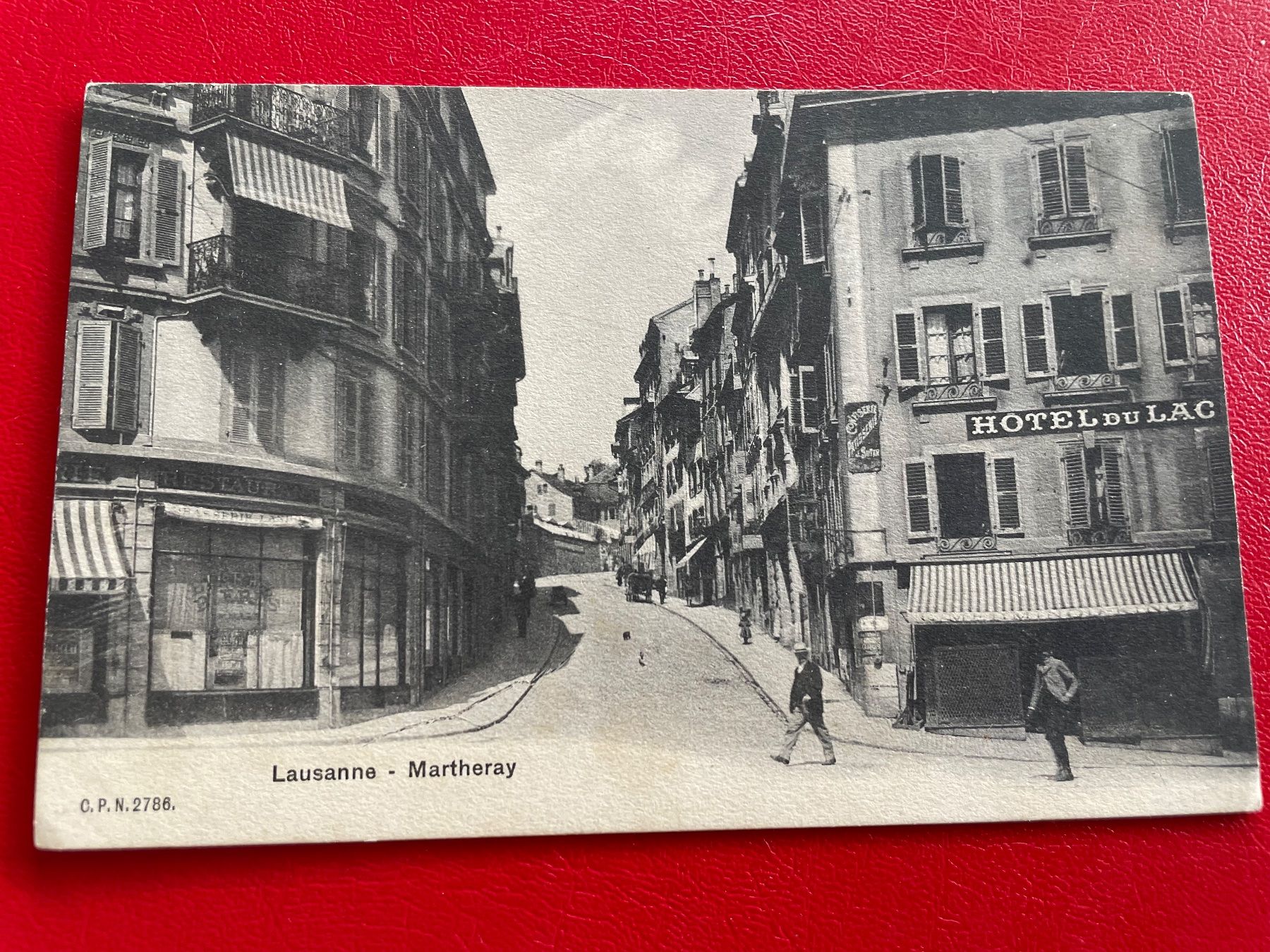 Ansichtskarten: Lausanne - Martheray / Hotel du Lac – Gebraucht aus St-Légier-La Chiésaz von Theo005