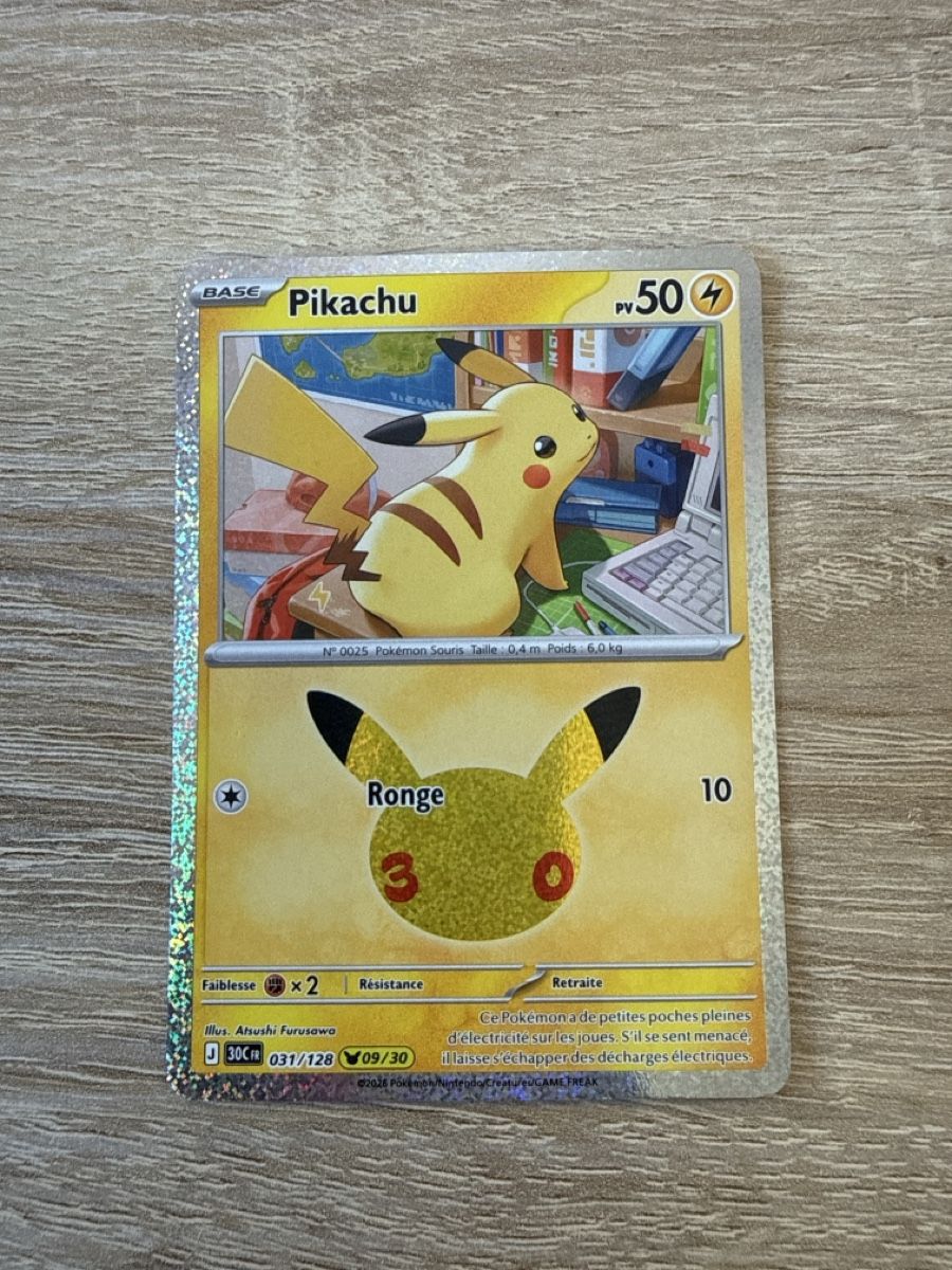 Pokémon Sammelbilder & Trading cards: Pikachu (30C 031) – Neu (gemäss Beschreibung) aus Montreux von Martina.imhof31