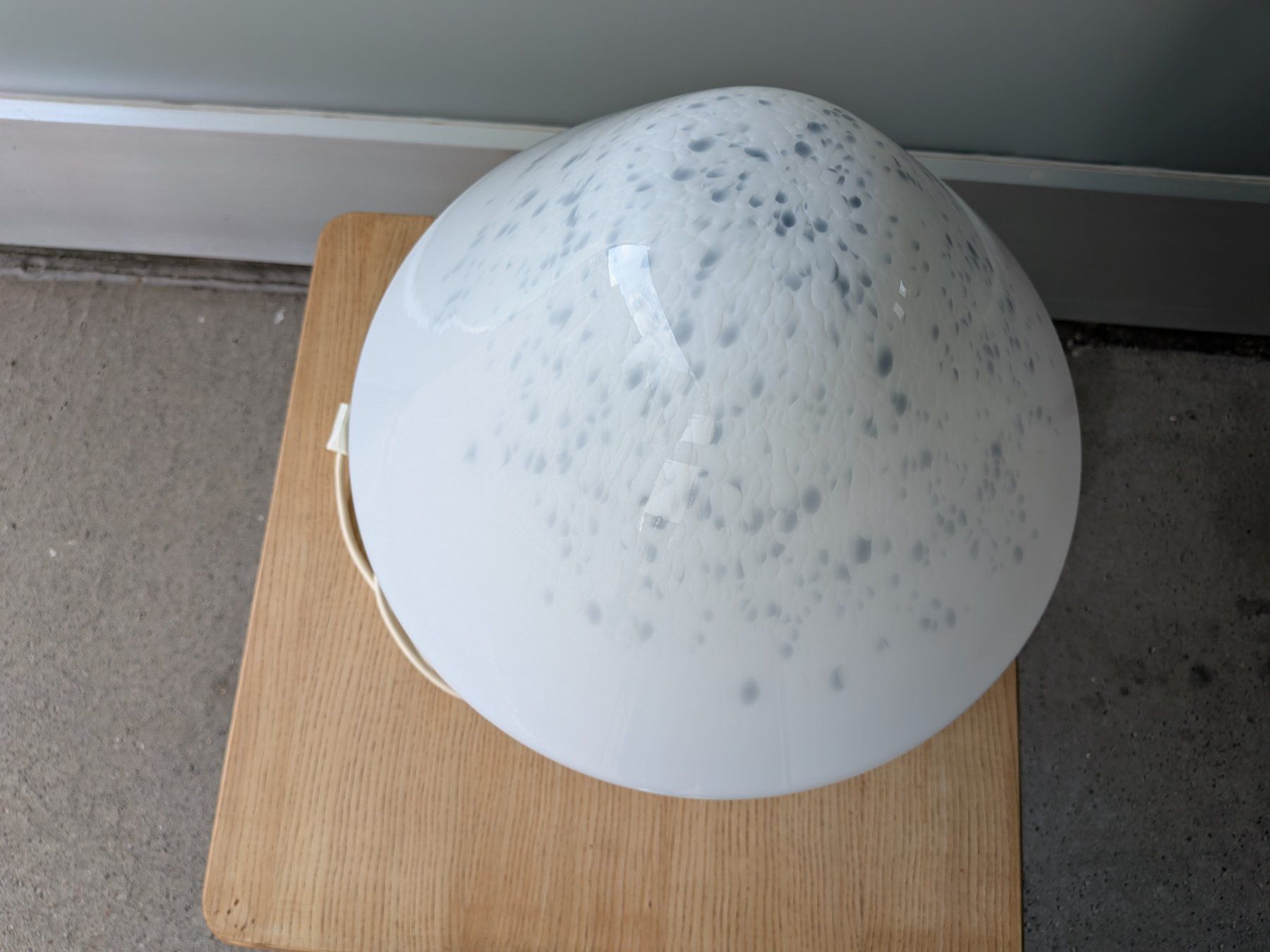Lampade: Grosse Pilzlampe, Tischlampe evtl. Murano ? – Usato da Emmen venduto da Brockofsky 1
