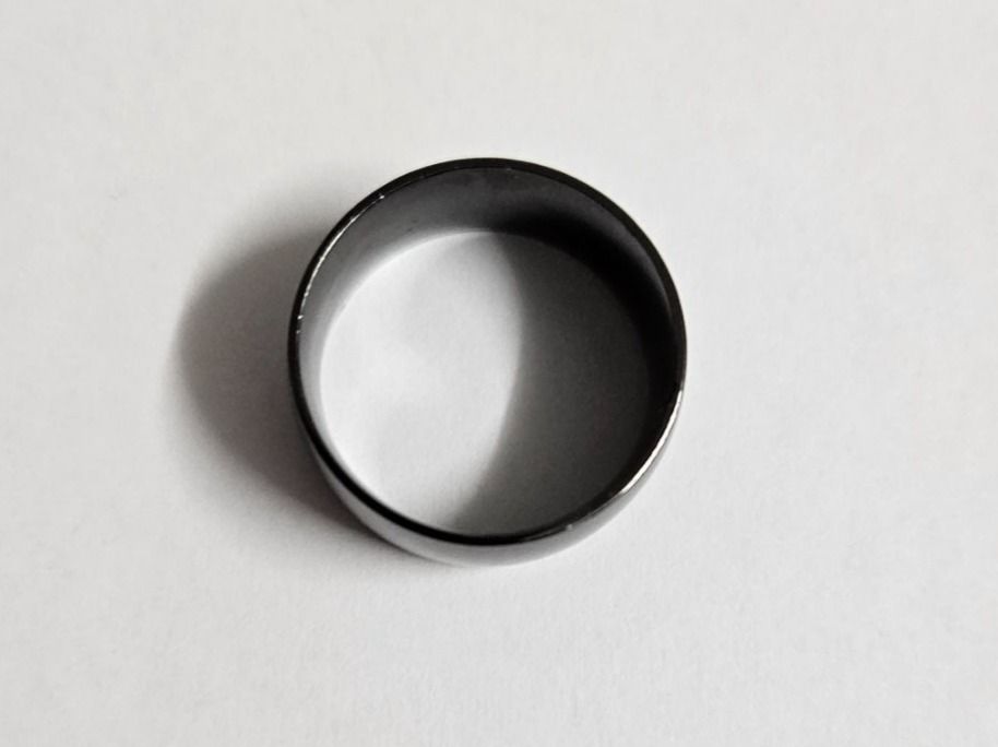 Anelli: Herren Ring Edelstahl schwarz Gr. US 10 – Nuovo (secondo la descrizione) da Kreuzlingen venduto da RahMal 3