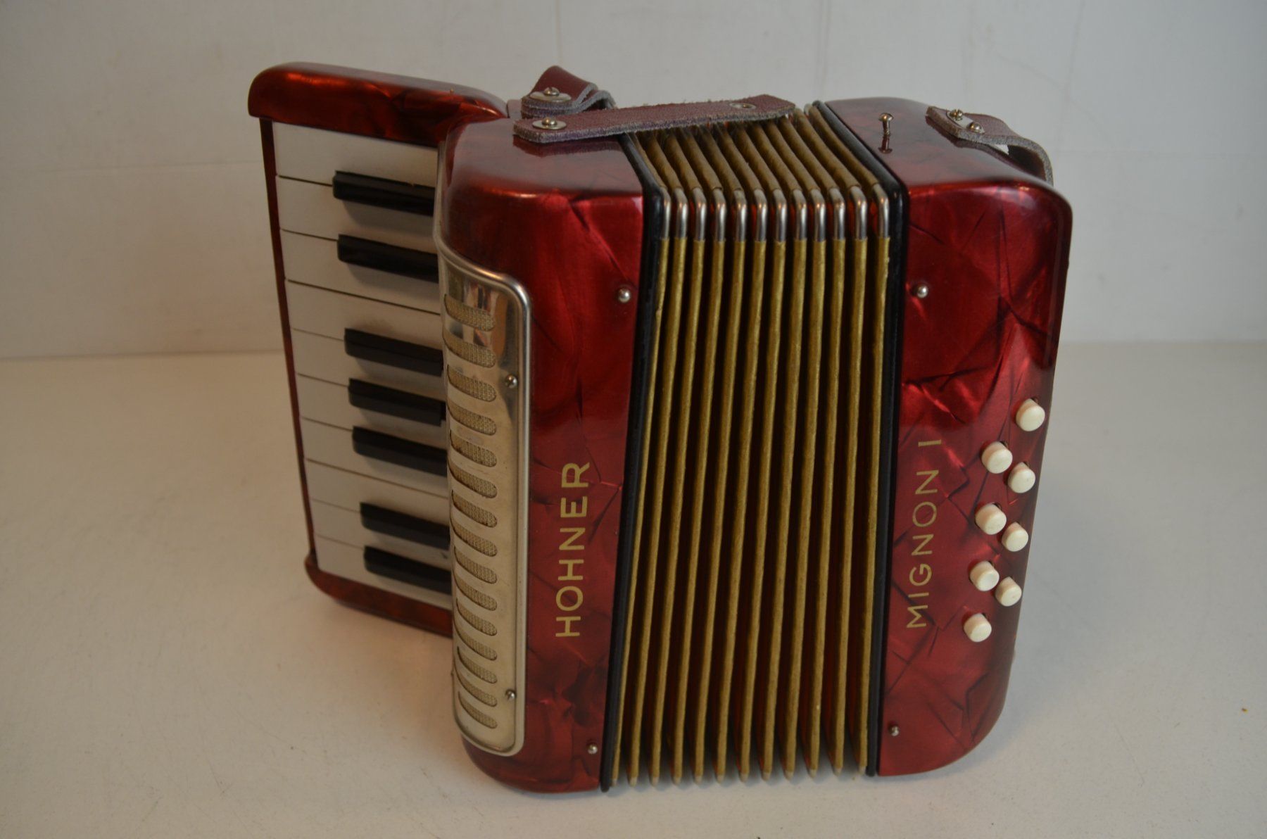 Hohner Strumenti musicali: Akkordeon chromatisch Hohner Mignon I – Usato da Zürich venduto da baumusik 4