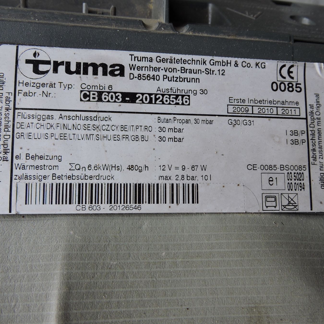Truma Radiatori: Truma Combi 6 – Difettoso da Meikirch venduto da rva_q8c7 1