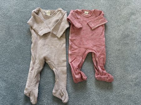 Lilano Baby Strampler Set gestreift Grösse 50 56