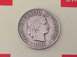 5 Rappen 1915 ss, nur 3.0 Mio!