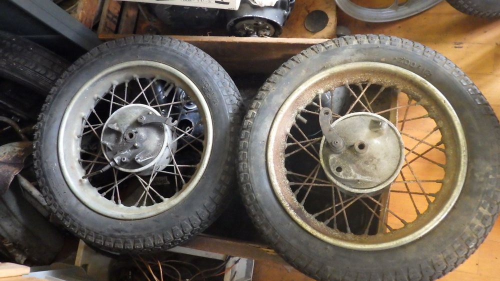PUCH ROLLER DS50 VORDERRAD +HINTERRAD OLDTIMER KLEINMOTORRAD (Gebraucht ...