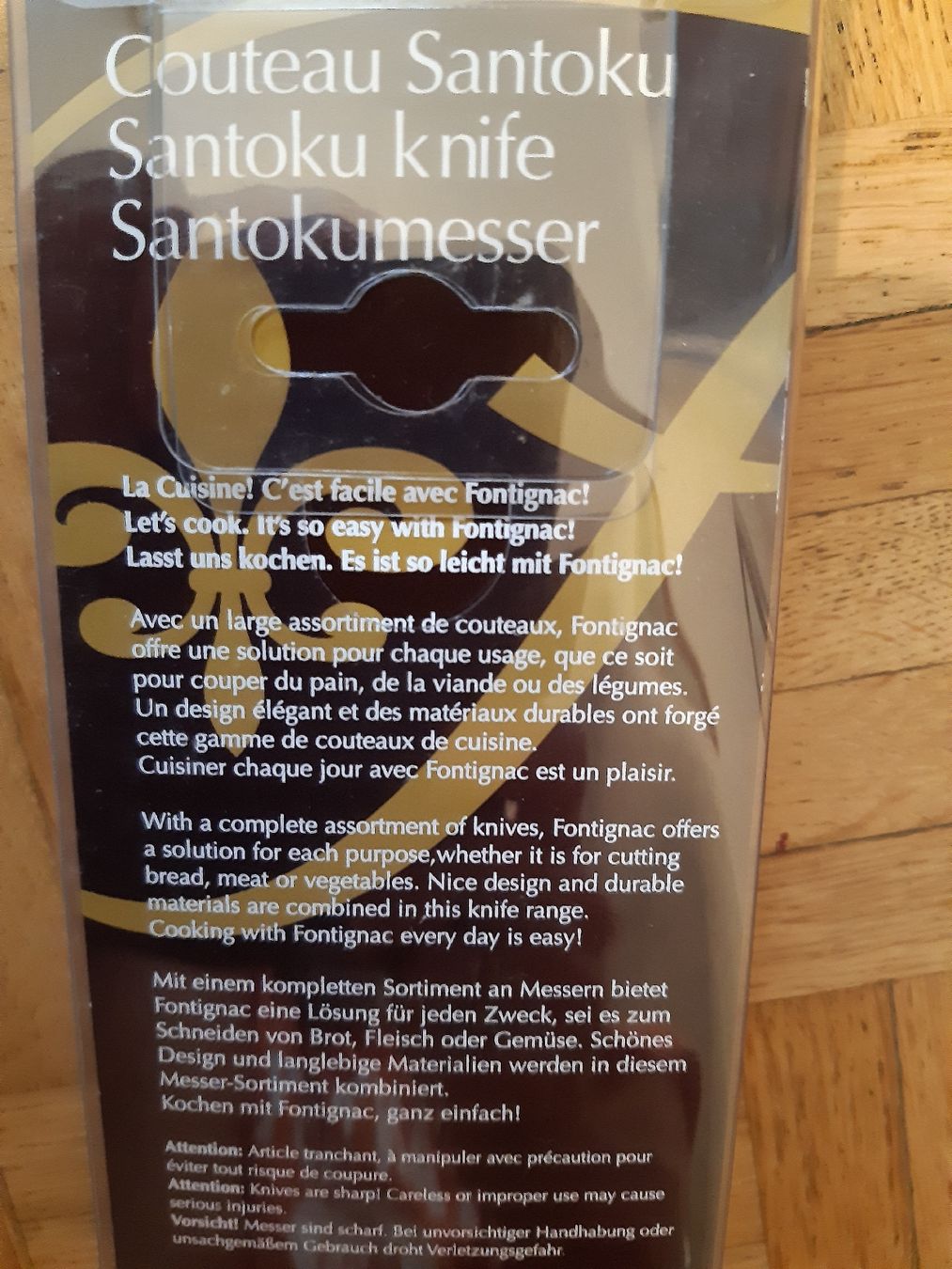 Coltelli da cucina: Fontignac Santokumesser – Nuovo e nell'imballaggio originale da Aarau venduto da crissta 3