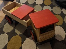 Holz Aufsitzwagen