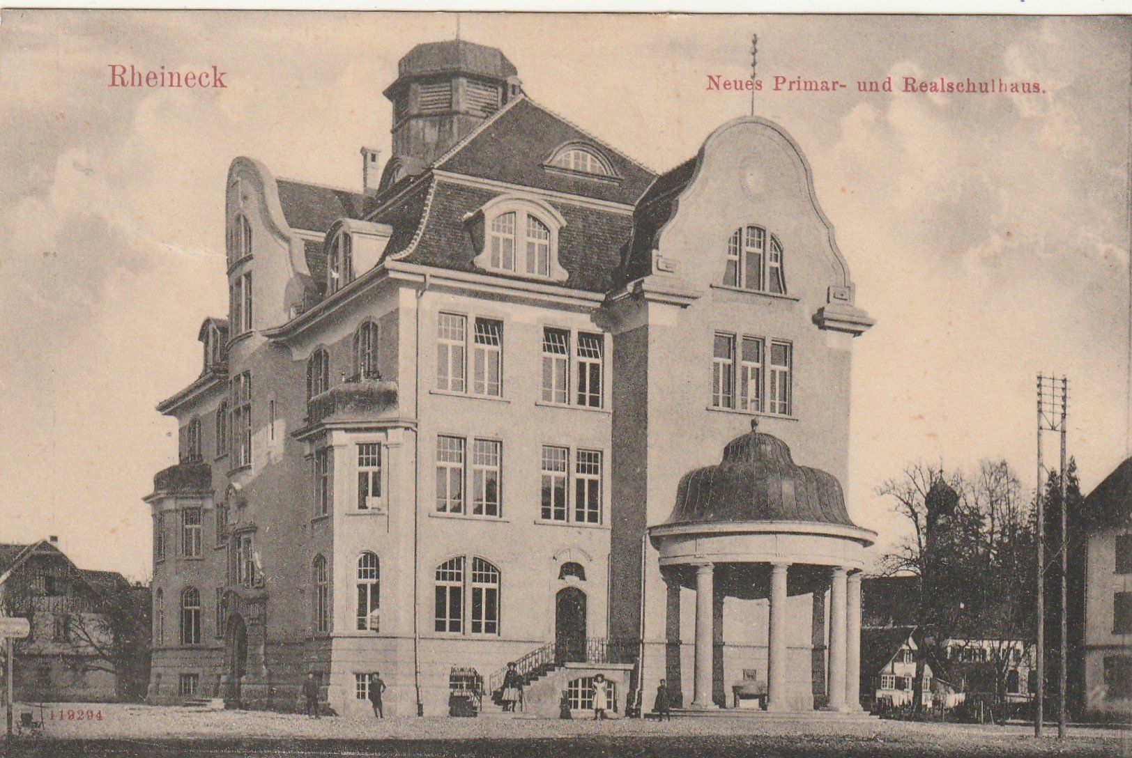 Cartes postales: Rheineck Realschulhaus – D'occasion à Rorschacherberg par fratovi2