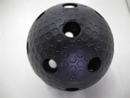10 Stück Unihockey Ball Bälle Floorball, Schwarz