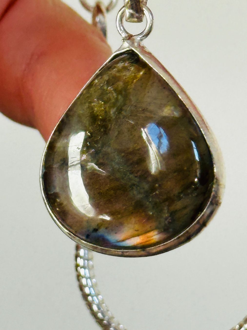 Catenine: Labradorite Gemstone Handmade Jewelry necklace – Nuovo e nell'imballaggio originale da Genève venduto da AGBERG 3