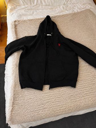 Ami Paris Zipper Schwarz