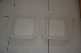 2 BACINELLE PLASTIK BECKEN