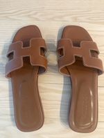 Damen Pantoletten braun Grösse 37 neu