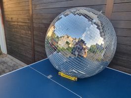 Discokugel Silber ca. 60 cm – Der Klassiker für jede Party