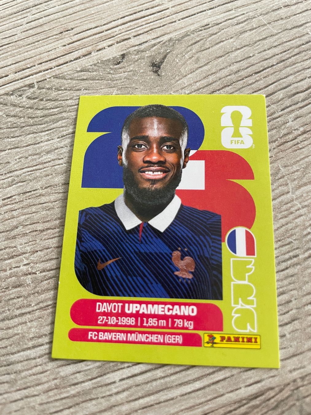 Panini Carte collezionabili: Panini Sticker - Davot Upamecano – Usato da Neftenbach venduto da Justine76