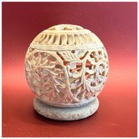 Handgeschnitzten Teelichthalter aus Speckstein (Soapstone)