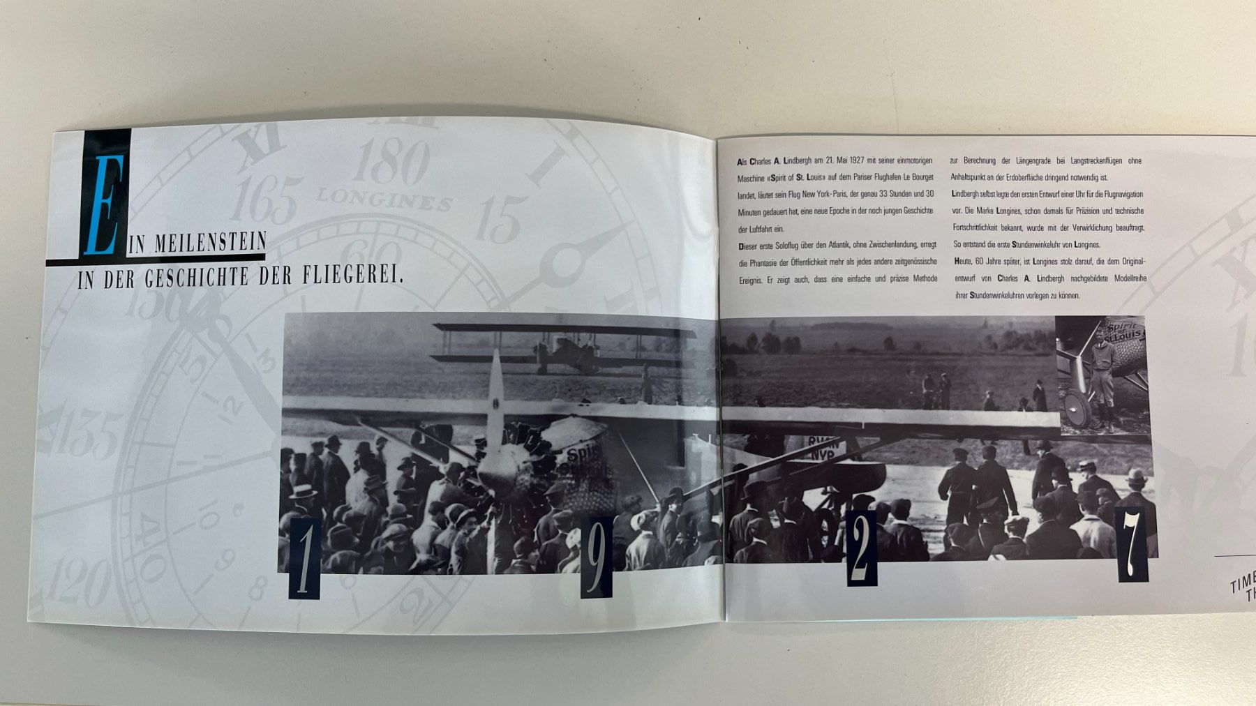 Longines Documenti: Prospekt & Preisliste 1990 Longines Lindbergh – Nuovo (secondo la descrizione) da Niederbipp venduto da Wcobra 1