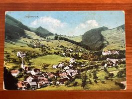 Postkarte Kurhaus Langenbruck1912 Litho (P601)