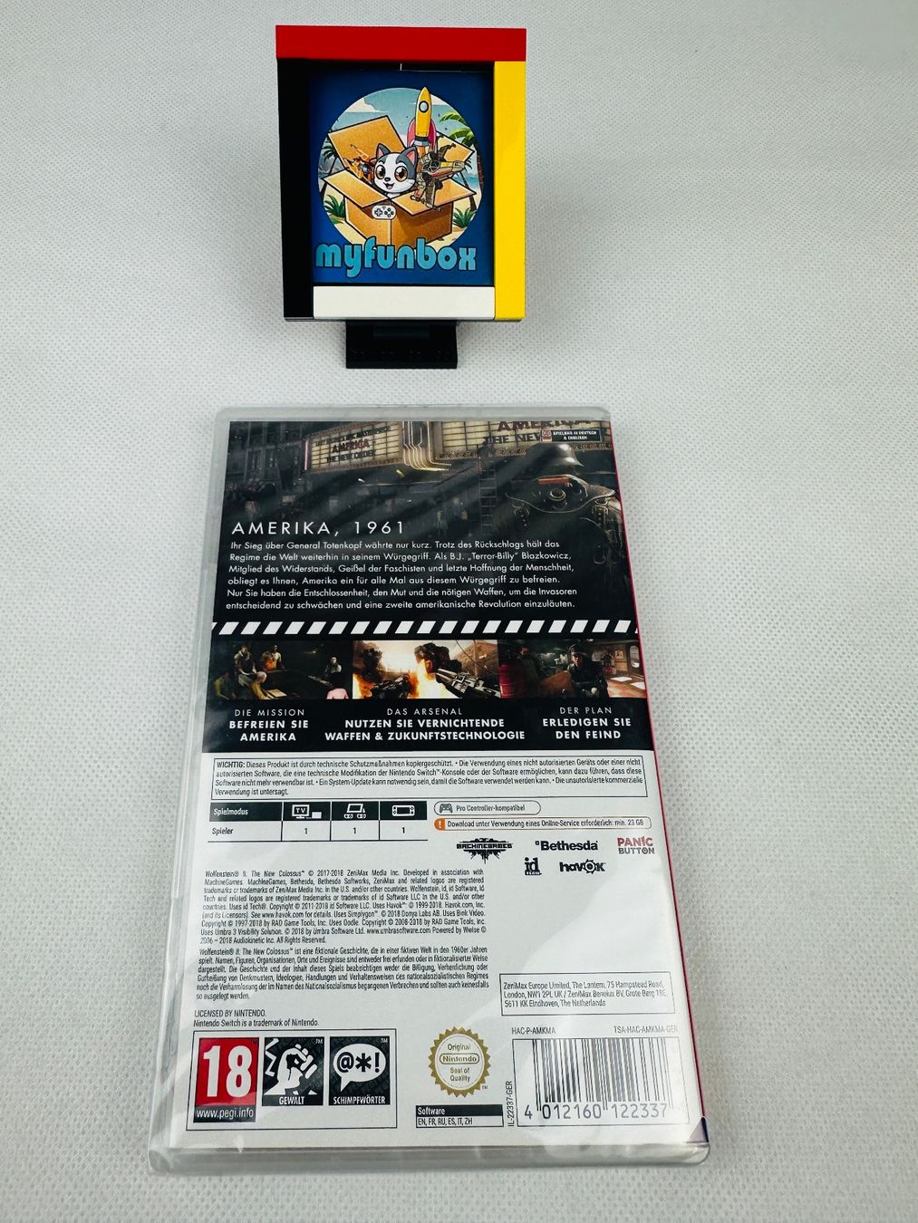 Giochi: Nintendo Switch Wolfenstein II 2 The New Colossus NEU – Nuovo e nell'imballaggio originale da Kappel SO venduto da MyFunBox 1