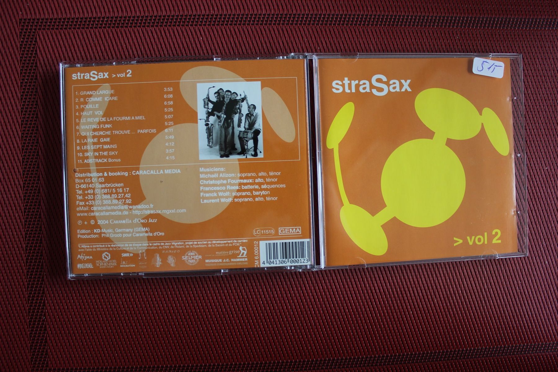 CD: Strasax - Vol.2 CD (515) – Usato da Geroldswil venduto da CD-Verkauf-2022