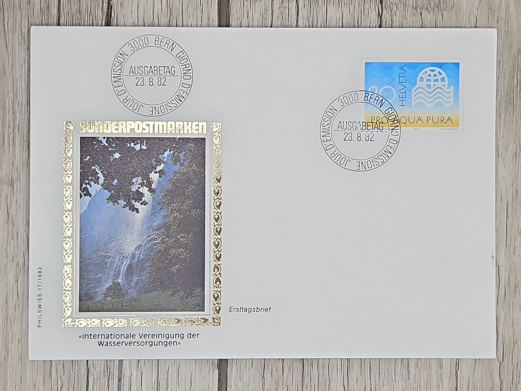 Tutti i francobolli: CL11 Enveloppe + Timbre Suisse 1982 – Usato da Cousset venduto da Patrick_Collections