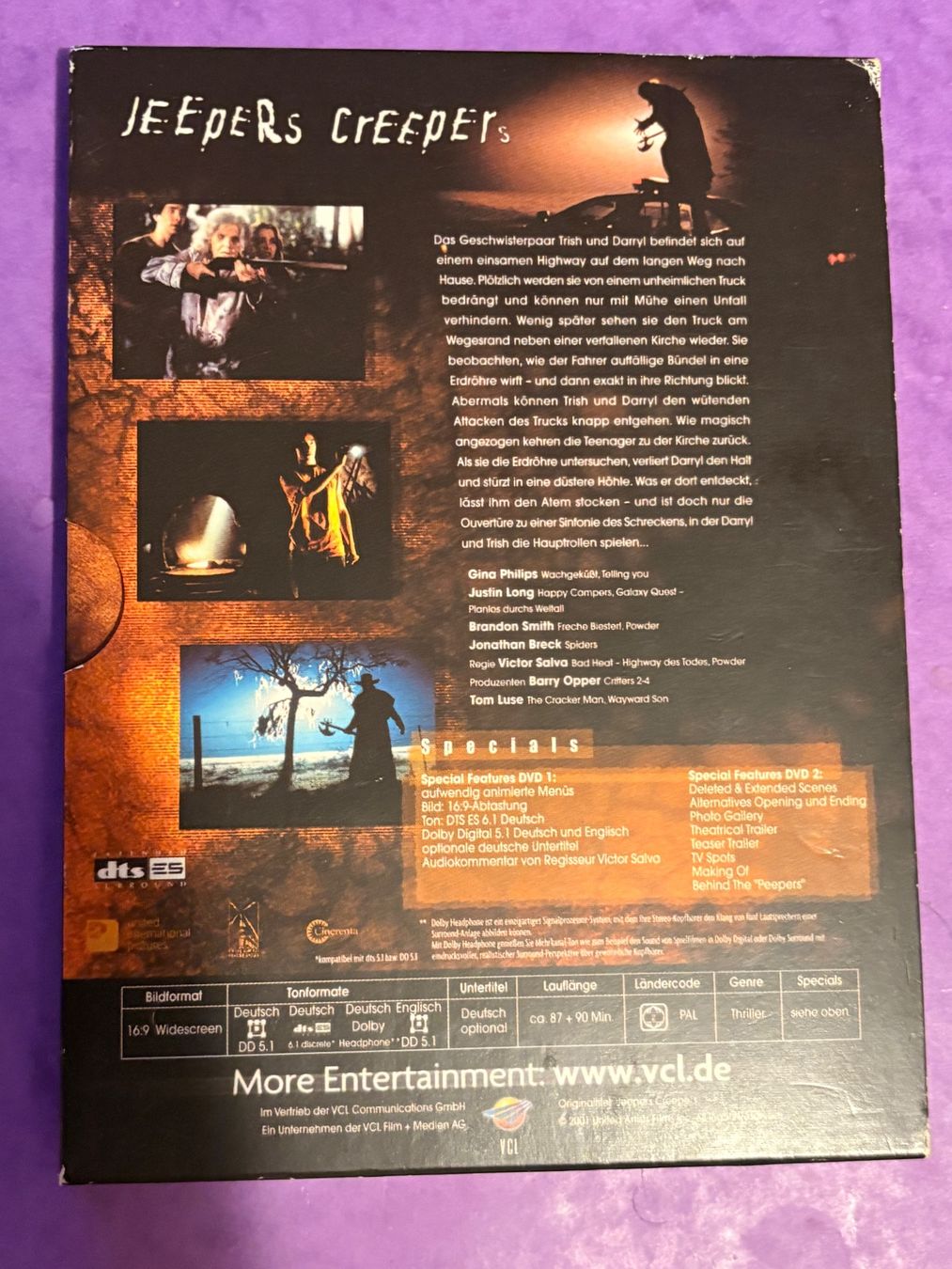 Alle DVDs: Jeepers Creepers  Platinum Edition – Neu (gemäss Beschreibung) aus Spreitenbach von SwissTradeMan 1