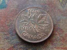 CANADA 1 Cent 1980