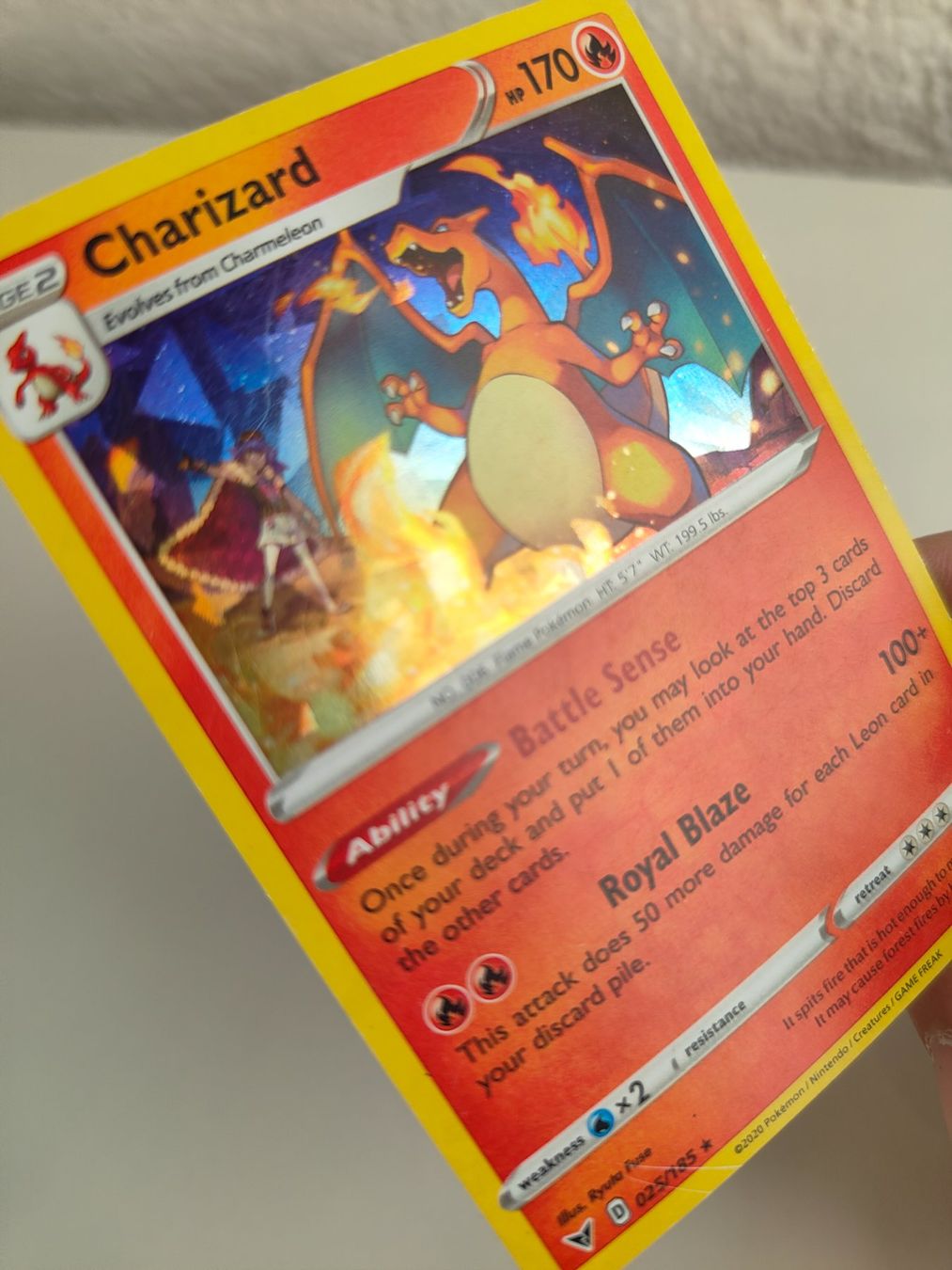Pokémon Carte collezionabili: Pokemon Charizard Glurak Holo Cracked Ice 2020 Sword Shield – Usato da Thalwil venduto da FigurenFreunde 1