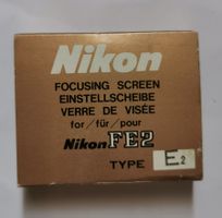 Nikon Einstellscheibe (focusing screen) FE2 Typ E2