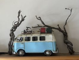 VW Bulli Deko, Vintage Look,Metall,top Zustand! 50