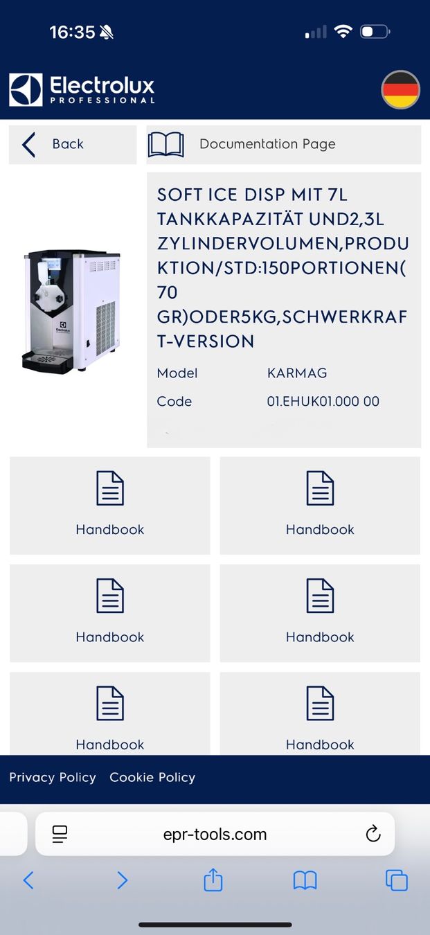 Autres pour la gastronomie & hôtellerie: Electrolux Professional Soft Ice Maschine – D'occasion à Hünenberg par gipsy2308 2